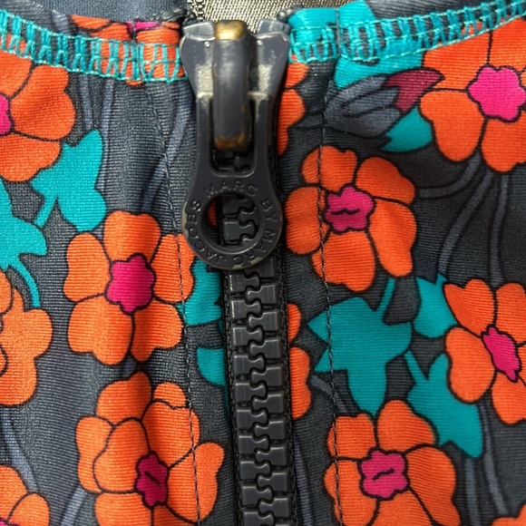 Marc Jacob Two Piece Diver Loom Swimsuit bikini set size small blue and orange - Picture 14 of 14